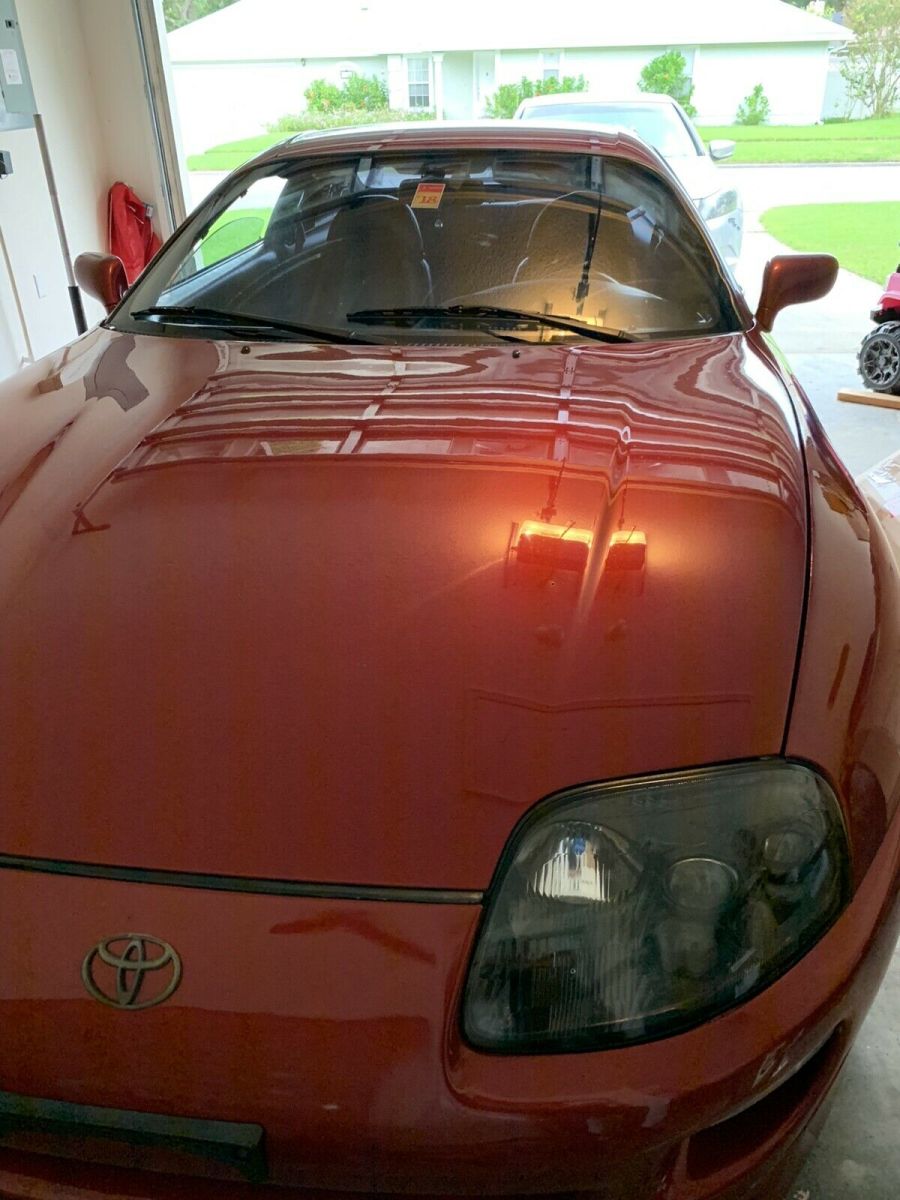 1993 Red Toyota Supra Hatchback