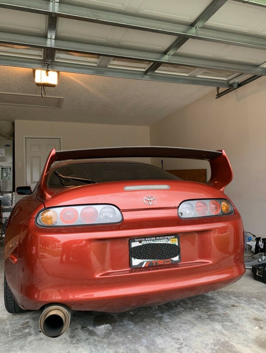 1993 Red Toyota Supra Hatchback