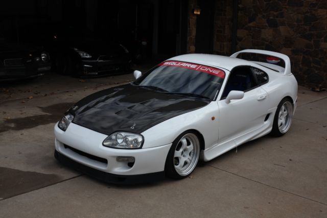 1993 White Toyota Supra Hatchback