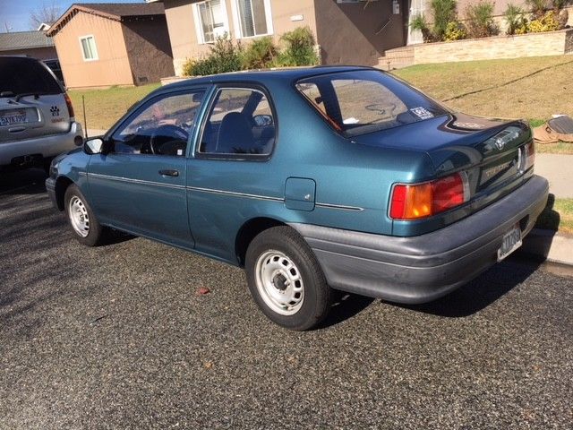 1993 Teal Toyota Tercel Coupe