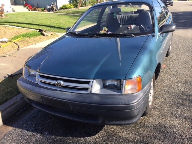 1993 Teal Toyota Tercel Coupe