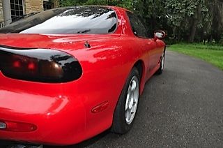 1993 red Mazda RX-7 Coupe 2-door
