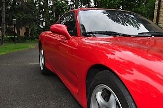 1993 red Mazda RX-7 Coupe 2-door