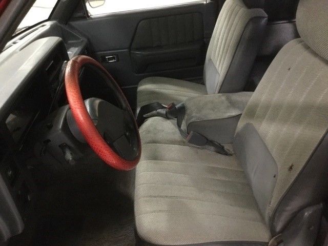 1993 Red Dodge Dakota Pickup Truck