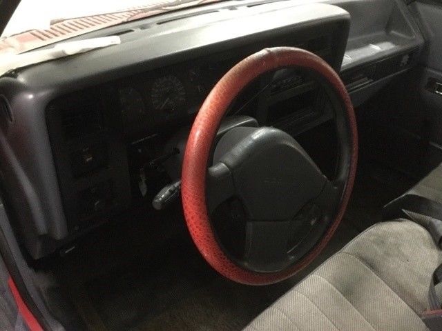 1993 Red Dodge Dakota Pickup Truck