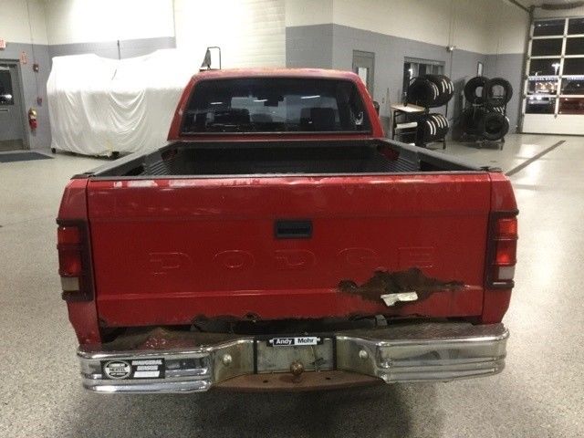 1993 Red Dodge Dakota Pickup Truck