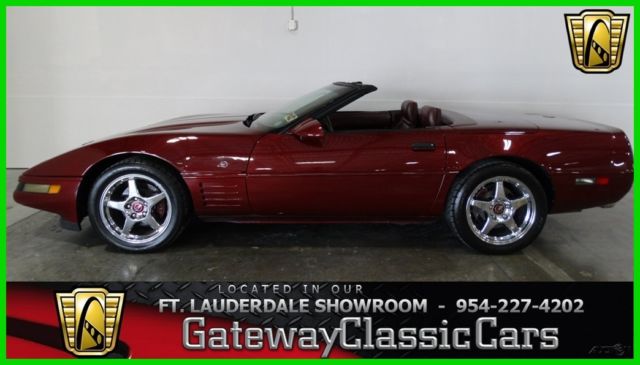 1993 Red Chevrolet Corvette Convertible