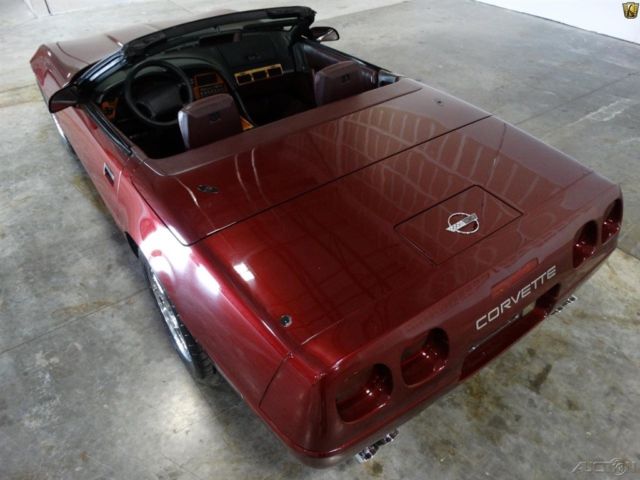 1993 Red Chevrolet Corvette Convertible