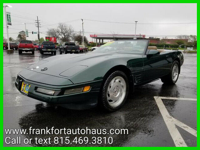 1993 Green Chevrolet Corvette Convertible