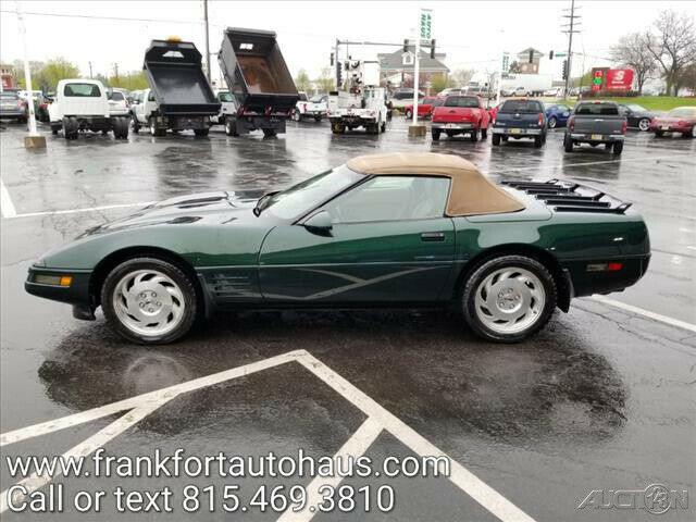 1993 Green Chevrolet Corvette Convertible