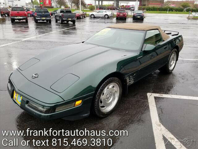 1993 Green Chevrolet Corvette Convertible