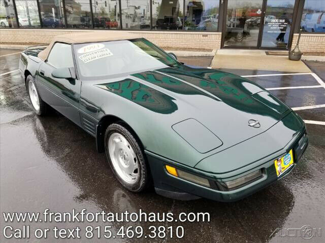 1993 Green Chevrolet Corvette Convertible