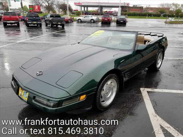 1993 Green Chevrolet Corvette Convertible