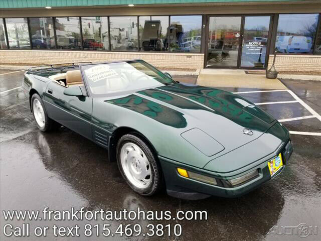 1993 Green Chevrolet Corvette Convertible