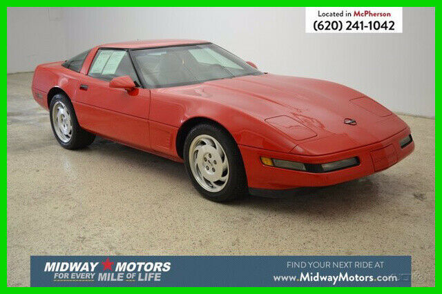 1993 Red Chevrolet Corvette Hatchback