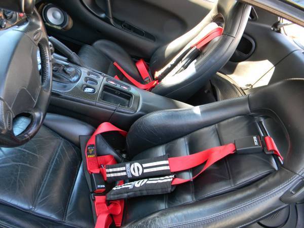 1993 Red and Black Mazda RX-7 Coupe