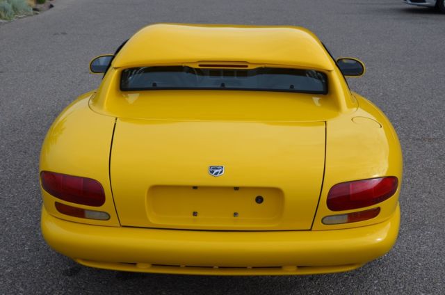 1993 Yellow Dodge Viper Convertible