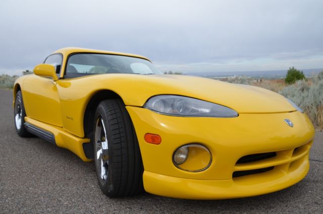 1993 Yellow Dodge Viper Convertible