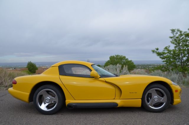 1993 Yellow Dodge Viper Convertible