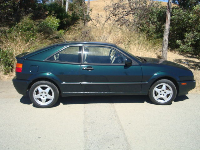 1993 Green Volkswagen Corrado Hatchback