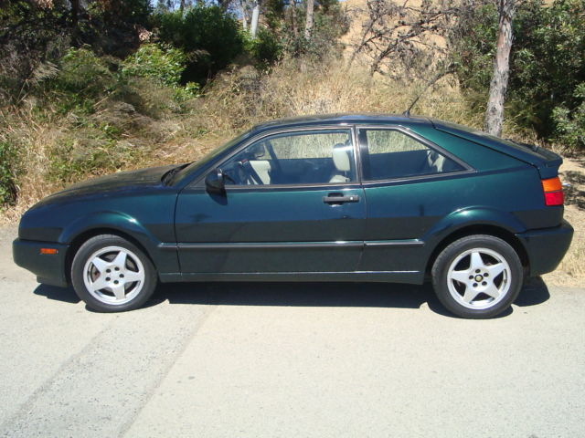 1993 Green Volkswagen Corrado Hatchback
