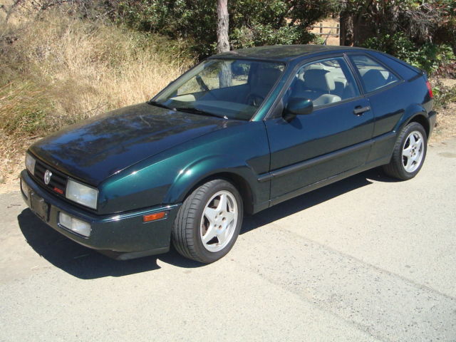 1993 Green Volkswagen Corrado Hatchback