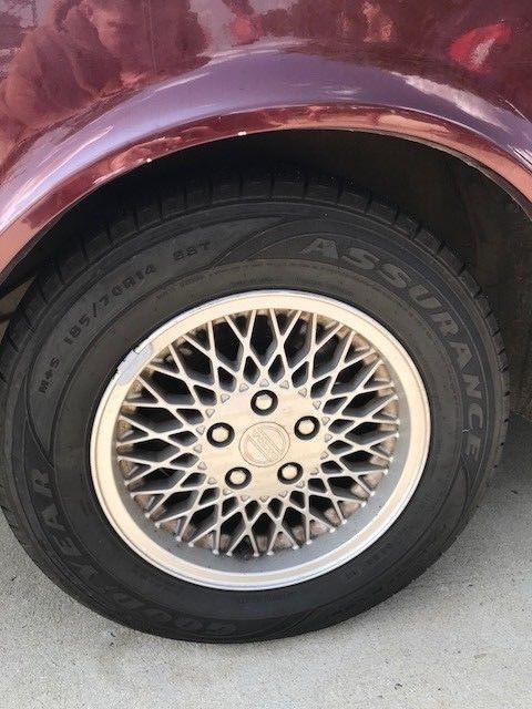 1993 Burgundy Volvo 240 Sedan