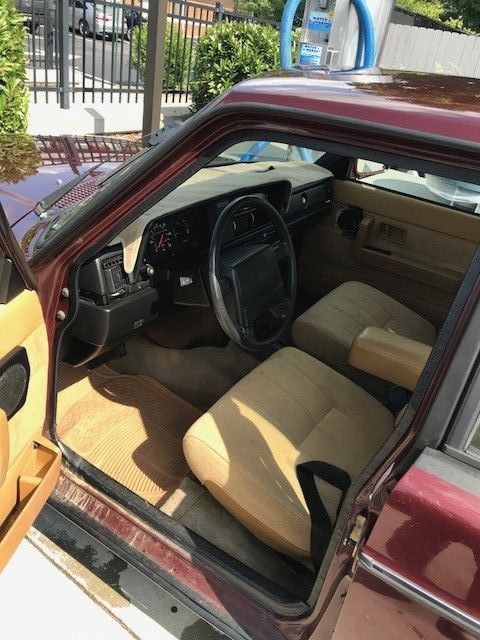 1993 Burgundy Volvo 240 Sedan