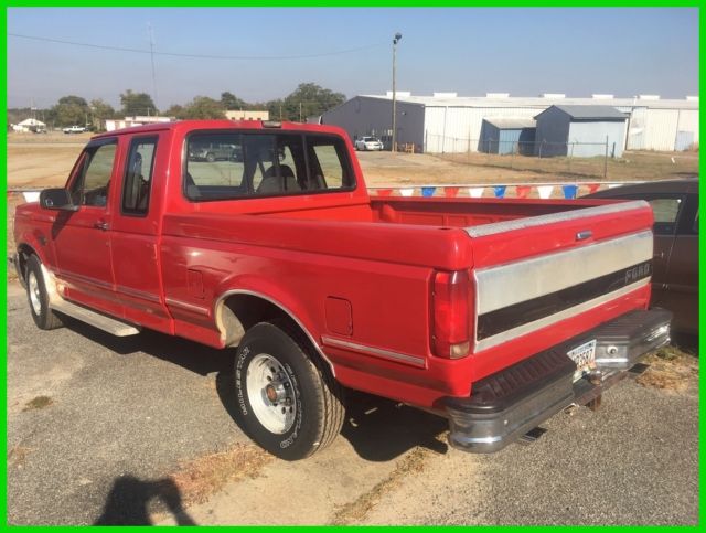 1993 Red Ford F-150 Pickup Truck