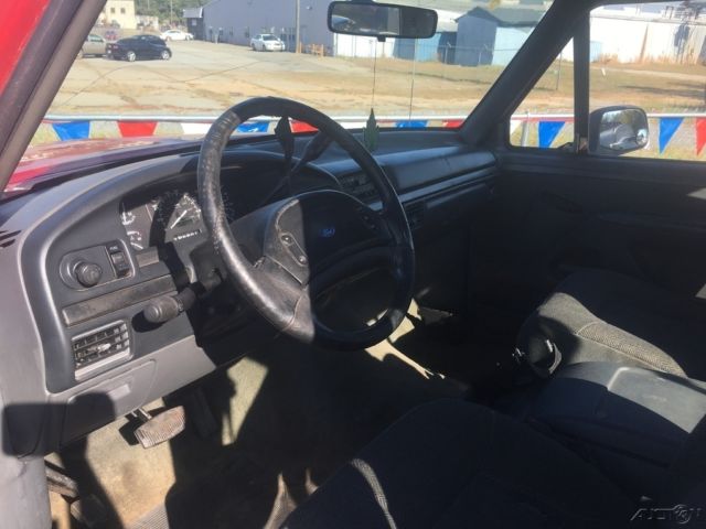 1993 Red Ford F-150 Pickup Truck