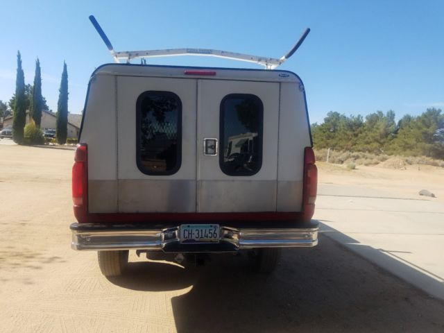 1993 Red Ford F-350 Crew Cab Pickup