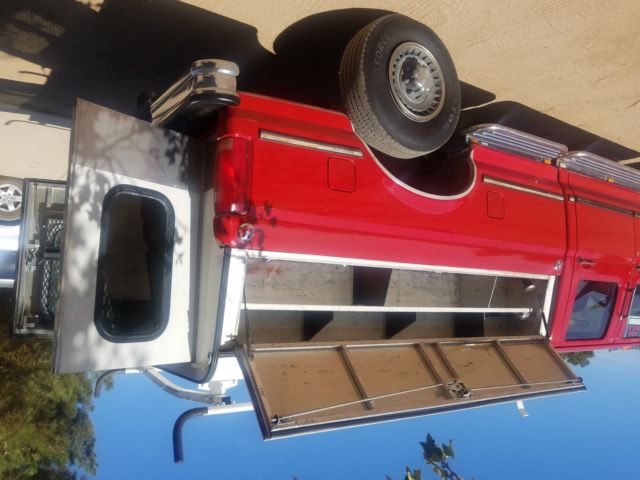 1993 Red Ford F-350 Crew Cab Pickup