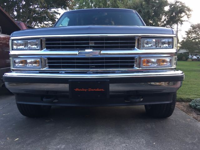 1993 SILVER/CHARCOAL W/ORANGE Chevrolet C/K Pickup 1500 Extended Cab Pickup