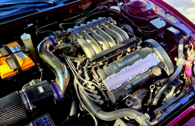 1993 Burgundy Mitsubishi 3000GT Coupe