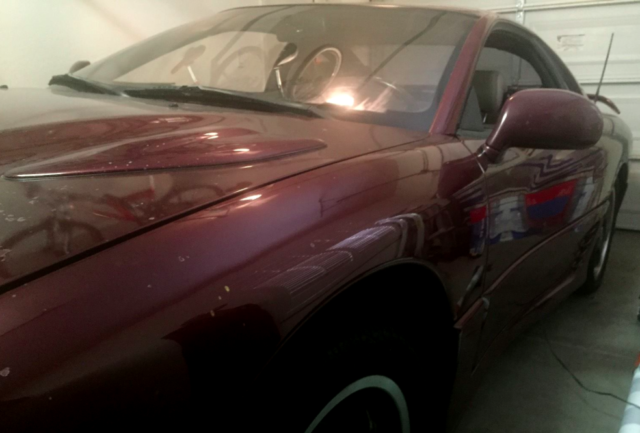 1993 Burgundy Mitsubishi 3000GT Coupe