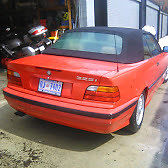 1994 Red BMW 3-Series Convertible