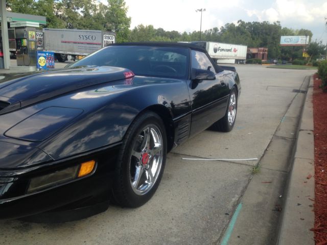 1994 Black Chevrolet Corvette Convertible