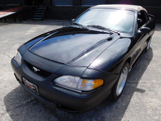 1994 Black Ford Mustang Convertible