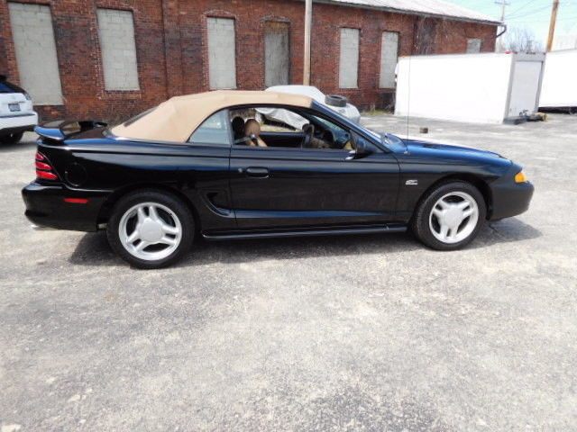 1994 Black Ford Mustang Convertible