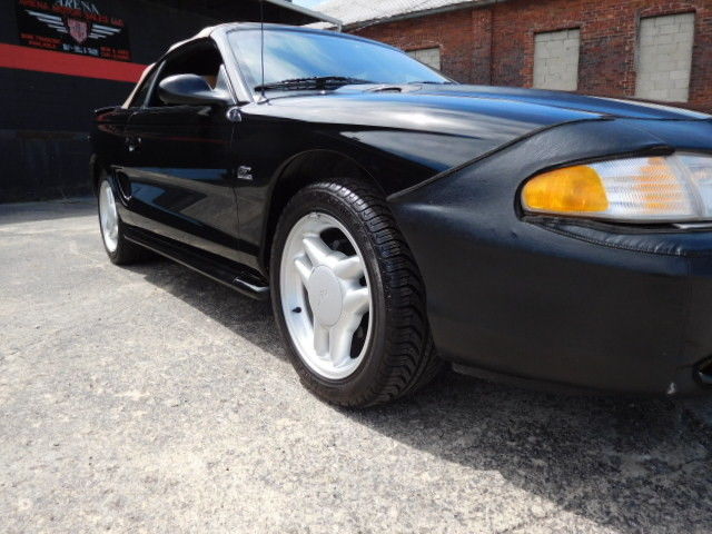 1994 Black Ford Mustang Convertible