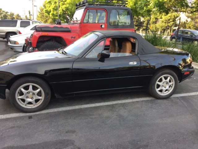 1994 Black Mazda MX-5 Miata Convertible