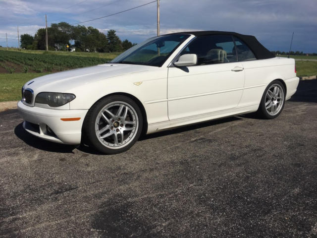 1994 White BMW 3-Series Convertible