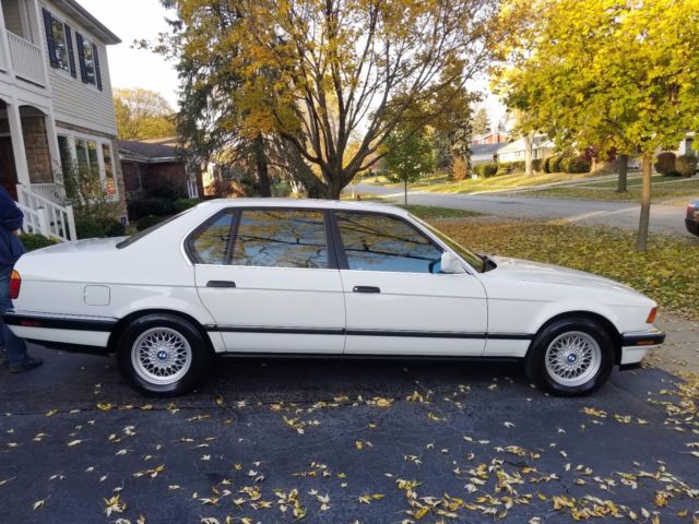 1994 White BMW 7-Series Sedan