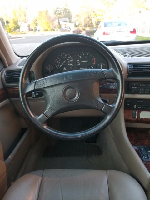 1994 White BMW 7-Series Sedan