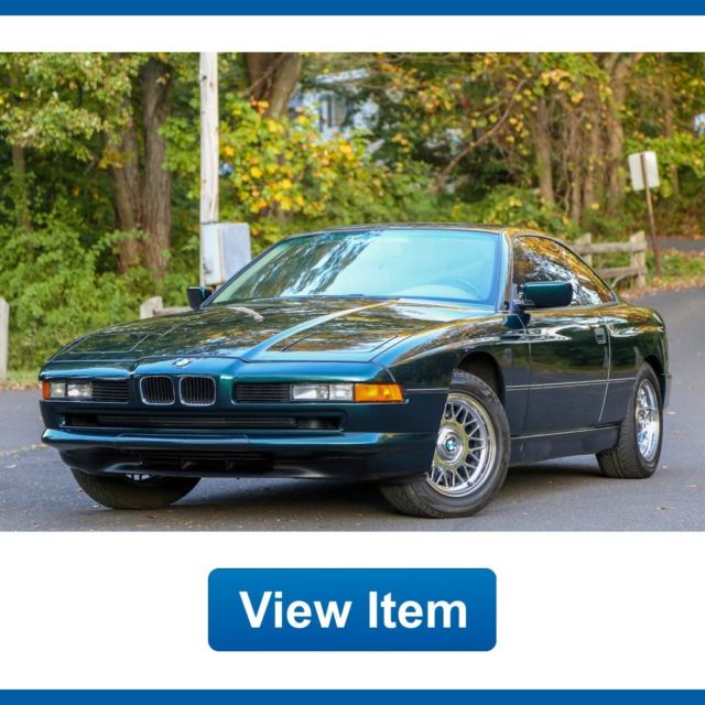 1994 Green BMW 8-Series Coupe