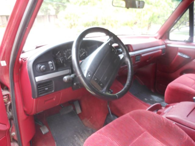 1994 Red Ford Bronco SUV