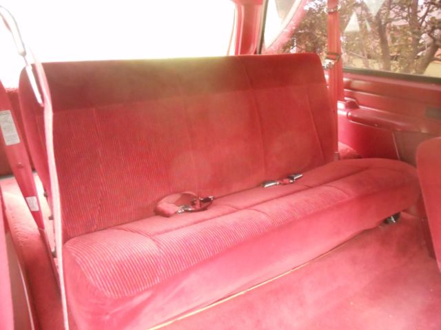 1994 Red Ford Bronco SUV