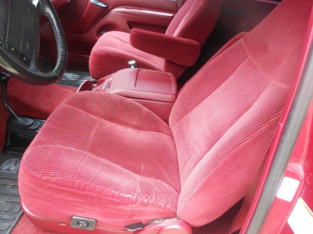 1994 Red Ford Bronco SUV