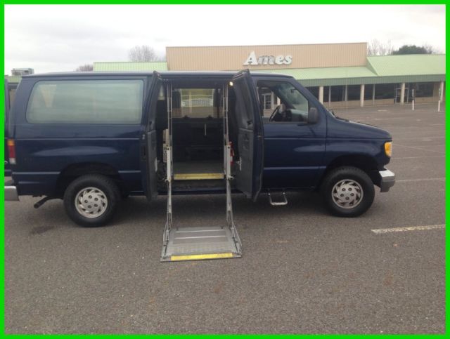 1994 Blue Ford E-Series Van Wagon