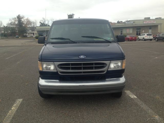 1994 Blue Ford E-Series Van Wagon
